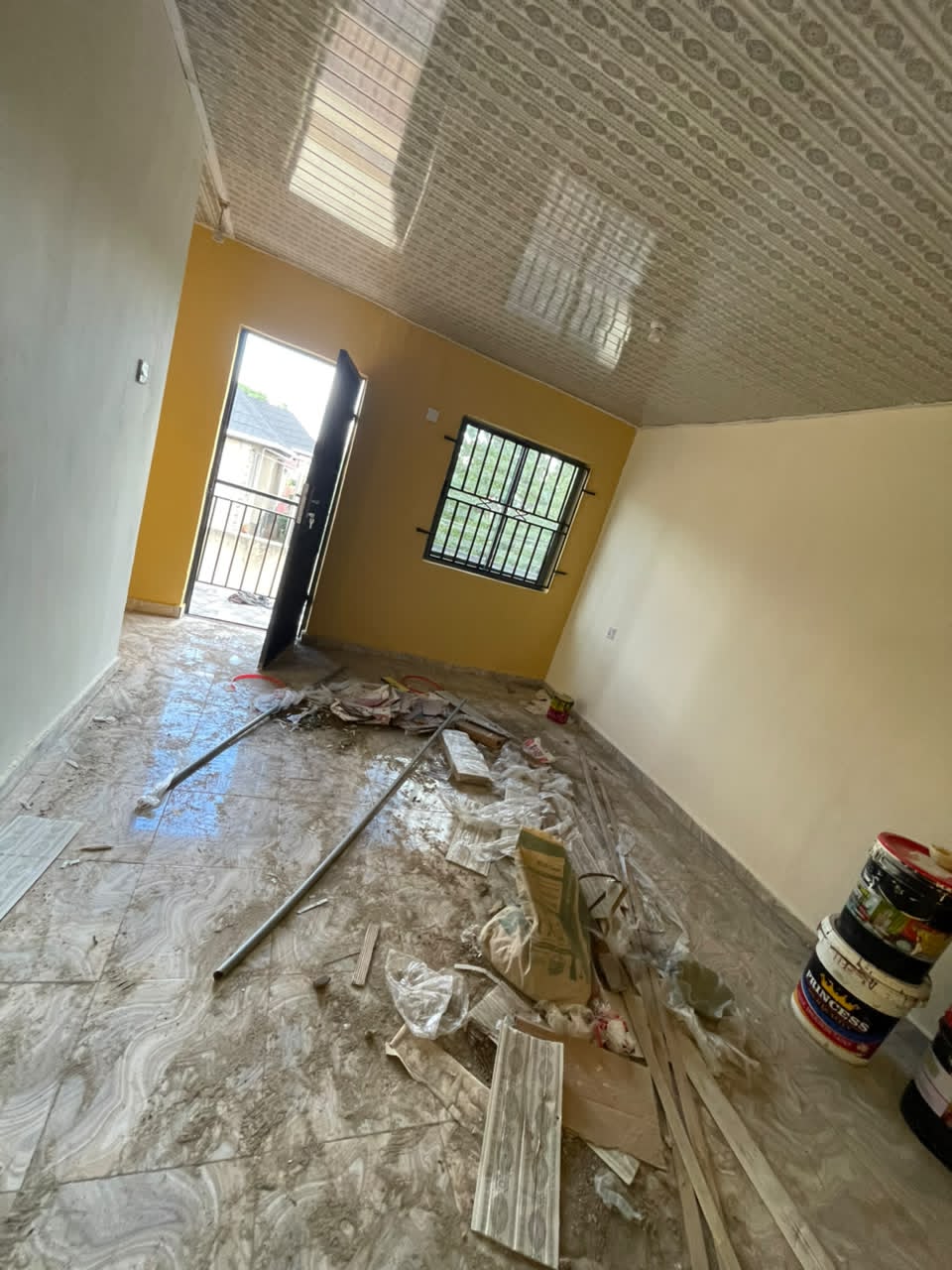 To let  ```A renovated 2bedroom flats now available at AKINGBADE old Ife road ibadan with necessary facilities